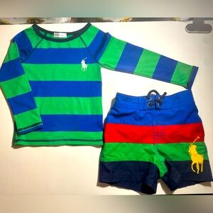 Polo ralph lauren toddler swim set